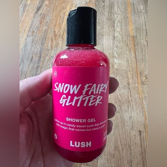 LUSH Snow Fairy Glitter Shower Gel 3.3 oz - Picture 1 of 5